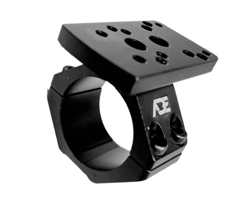 Ade 30mm/1" Inch Piggyback Universal Fit Red Dot Ring Mount for Rifle Scopes - Compatible With Shield RMS/RMSc, ADE RD3-018 SPIKE,RD3-021 NUWA, Leupold Deltapoint Pro,Vortex Venom, Burris Fastfire, Trijicon RMR,Holosun 407C/S507C/508T/407K/507K/ESP