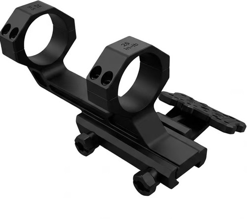 ADE 1" & 30mm One Piece Scope Mount with Integrated Red Dot Mount System – Dual Optic Ready, 4 Footprint Compatible (RMR Osight RMSc Doctor C-More)-Fit (Osight Holosun 407K/507K/407C/507C Vortex Venom/Viper, Venom Enclosed, Defender CCW/ST)