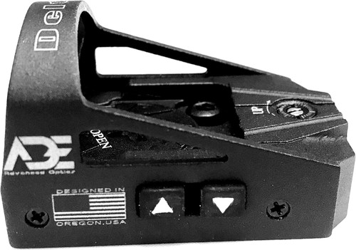 Ade Advanced Optics Delta RD3-012 Red Dot Reflex Sight + Optic Mounting Plate for Ruger Security 9 Pistol + Standard Picatinny Mounting Plate