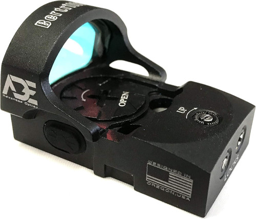 Ade Advanced Optics BERTRILLIUM RD3-013 Red Dot Reflex Sight + Optic Mounting Plate for Ruger Security 9 Pistol + Standard Picatinny Mounting Plate