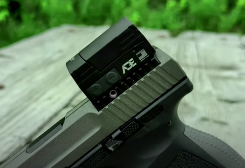 Ade Advanced Optics ARES Pro RD3-028 PRO Motion Awake Motion Awake Red Dot Sight + Weather Shield + Optic Mounting Plate for Ruger Security 9 Pistol + Standard Picatinny Mounting Plate