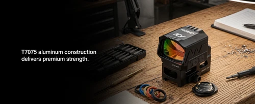 ADE Advanced Optics RD3-041 ORION Enclosed Red Dot Sight – Multi Reticle, IP55 Waterproof, Picatinny Mount