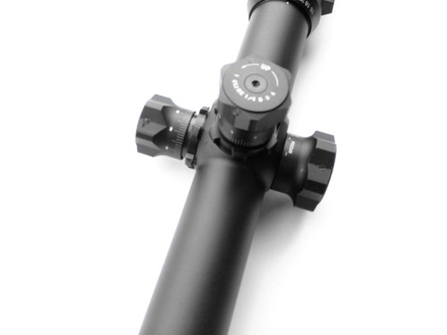 Ade Advanced Optics Illuminated Reticle 6-25X56 Long Range Rifle Scope Glass Etched Mildot Bar