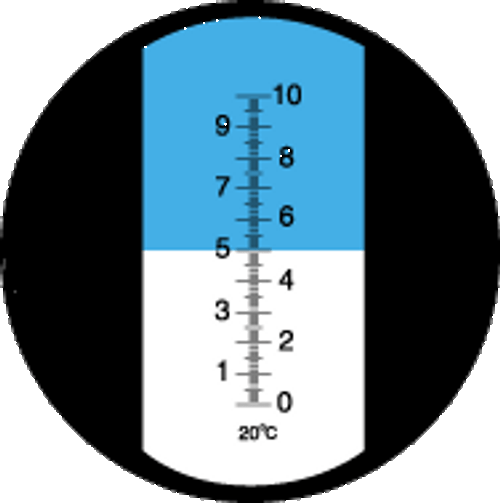 0-10% ATC BRIX REFRACTOMETER 4 MAPLE SAP, CNC, RBTI, RHB-10ATC