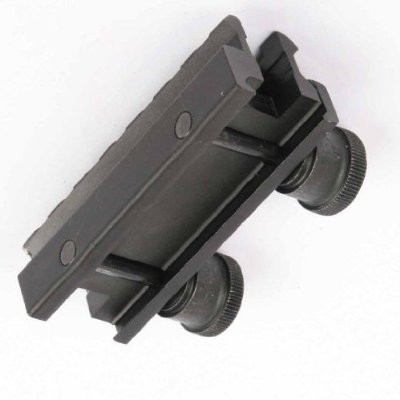 Tactical 1" Compact 7 Slot Weaver-Picatinny High Profile See Thru Stanag Riser Mount For AR15 M4 Flattop Rifle Scope - Sight