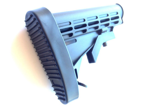 Ribbed Stealth Slip On Rubber Combat Buttpad Butt Pad For 6 Position Rifle Collapsible Stock AR-15 AR15 M4