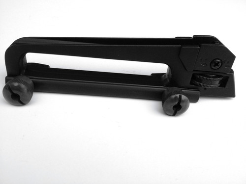 AR15 Rifle Detachable STEEL Carry Handle with Built-in Adjustable A2 Rear Sight