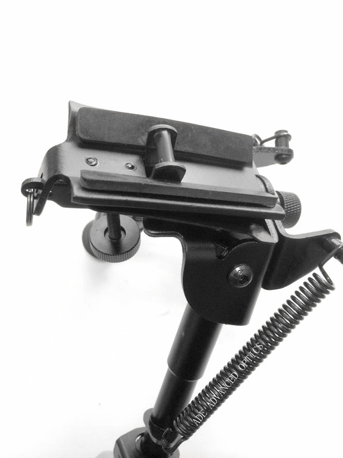 6-9" SWIVEL ROTATE Tactical Pivot Rifle Bipod +YHM Styl Picatinny Rail Adapter