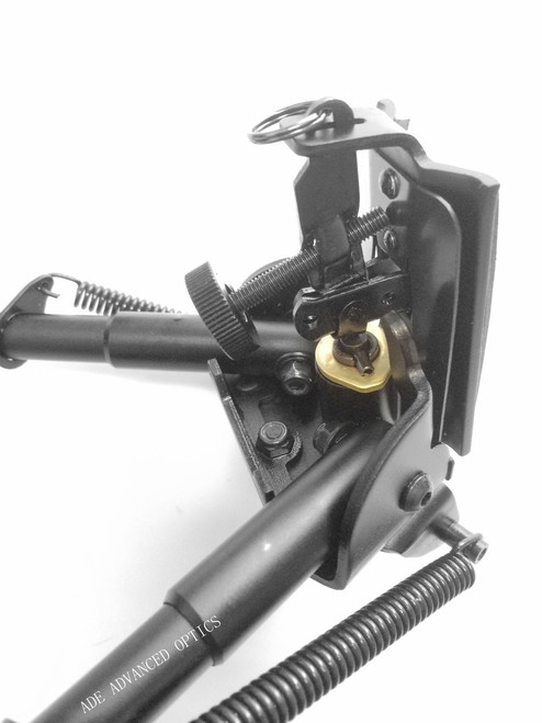 6-9" SWIVEL ROTATE Tactical Pivot Rifle Bipod +YHM Styl Picatinny Rail Adapter