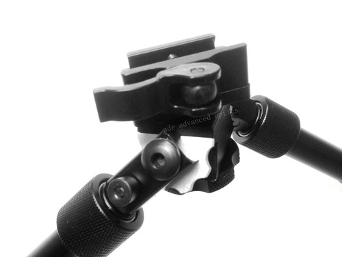 360 degree 6"-9" Swivel Rotate Adjustable Quick Release Bipod Pivot Traverse QD