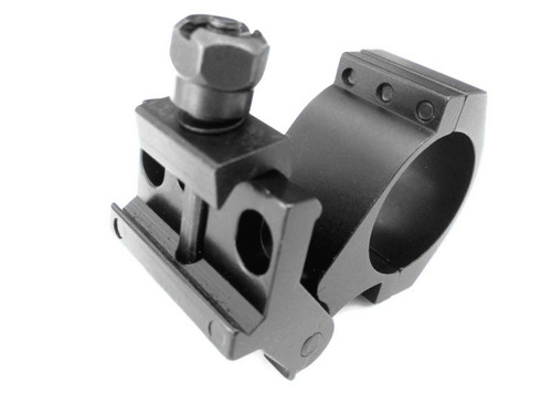Quick Flip to Side 90-Degree 30mm/1-Inch Tactical QD Pivot FTS Mount with 1-Inch Inserts for Aimpoint/Eotech/Magnifier/Scope 3x 4x 5x with Standard Screw Base
