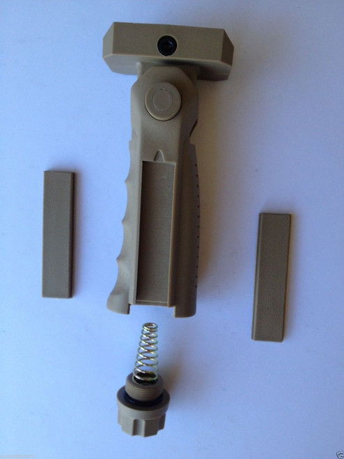 Tan Dark Earth! FDE 5 Position Folding Polymer Vertical Foregrip Rifle Grip