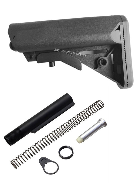 Gen 3 Kit! Made in USA Black Sopmod Mil spec Stock Buttstock + Buffer tube kit