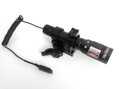 Adjustable Green Laser Flashlight Designator Illuminator QUICK RELEASE QD Mount