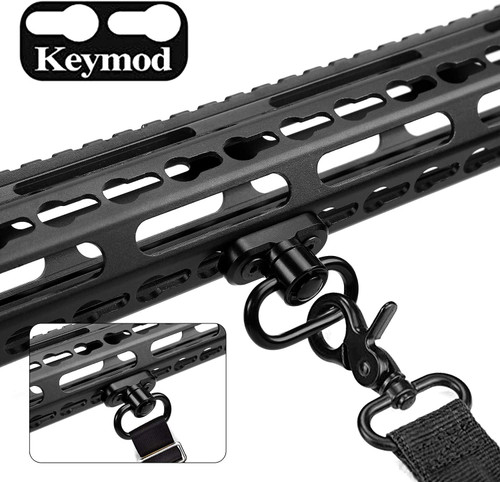 Ade Advanced Optics Keymod Reversible QD Sling Mount w/Swivel adapter for ar15 keymod handguard rail