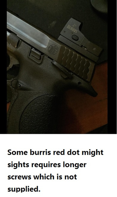 Springfield XD Pistol Mount Plate for Vortex venom, burris fastfire, meopta, eotech mrds, docter, insight Red Dot Reflex Sight