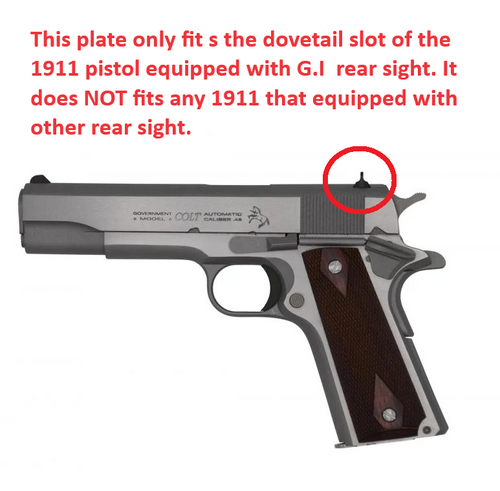 Ade Optics Compact Shake Awake RD3-009 Red Dot Reflex Sight Pistol for 1911 Pistol with COLT GI  Rear Sight