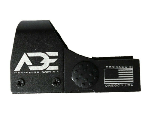 Ade Advanced Optics Shake Awake RD3-009 Compact Red Dot Reflex Sight +Optic Mounting Plate for All GLOCK (Non-MOS) Standard models Canik TP9SF TP9SA  and Taurus GX4, G3C & G3 with factory steel sights pistol