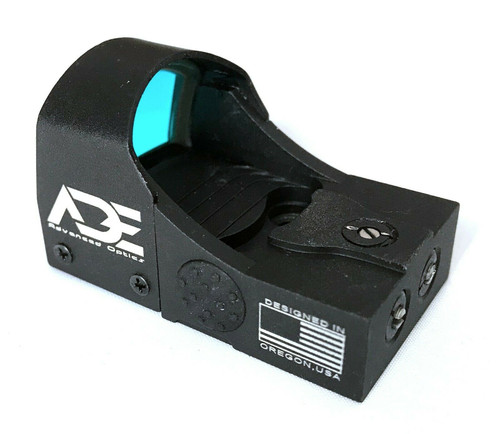 Ade Advanced Optics Shake Awake RD3-009 Compact Red Dot Reflex Sight +Optic Mounting Plate for All GLOCK (Non-MOS) Standard models Canik TP9SF TP9SA  and Taurus GX4, G3C & G3 with factory steel sights pistol