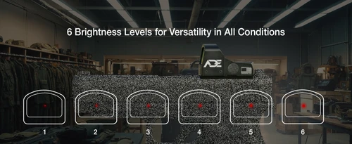 Ade Advanced Optics Shake Awake RD3-009 Compact Red Dot Reflex Sight +Optic Mounting Plate for All GLOCK (Non-MOS) Standard models Canik TP9SF TP9SA  and Taurus GX4, G3C & G3 with factory steel sights pistol