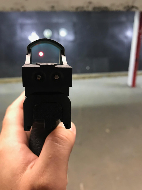 Ade Advanced Optics RD3-009 Shake Awake Compact MINI Red Dot Reflex Sight  + Optic Mounting Plate for Springfield XD, MOD.2,XDm,XDS,XDE, Hellcat(Non-OSP) Pistol