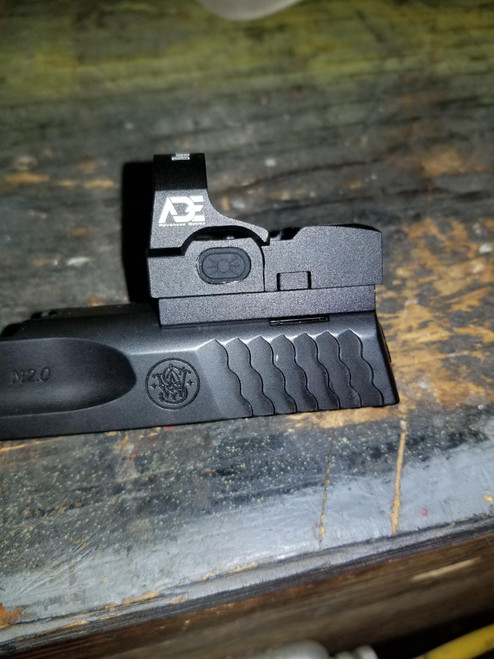 Ade Optics RD3-009 Shake Awake Red Dot Reflex Sight Pistol+ Optic Mounting Plate for SW Smith Wesson MP/MP9/MP 2.0 Shield/Zigana PX9 Pistol + Standard Picatinny Mount