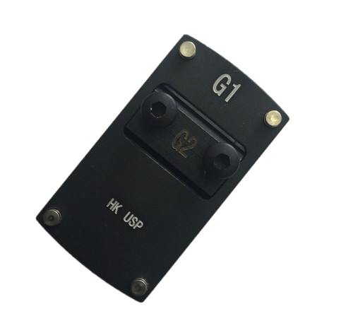 Ade Advanced Optics Shake Awake RD3-009 Compact MINI Micro Red Dot Reflex Sight Pistol + Optic mounting plate for HK USP Tactical 9mm 45ACP 40 SW