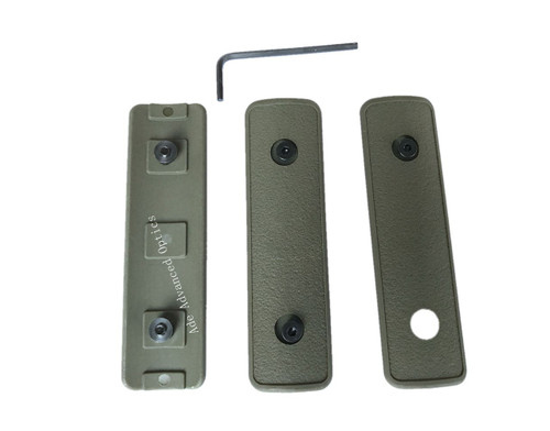 Pack of 3! OD Green 4" Keymod Rail Panel handguard Section Cover  Protecter ODG