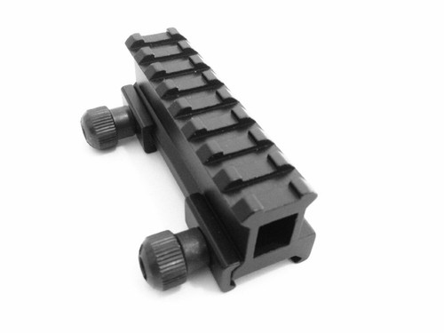 Tactical 1" Compact Weaver-picatinny High Profile See Through Riser Rail Riflescope Sight