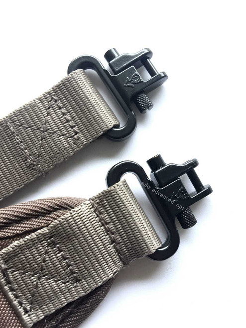 CAMOUFLAGE! Hunting Rifle 2 Point Sling Mil-Spec Swivels, Shoulder Strap