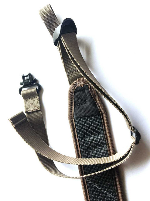 FDE/TAN color! Hunting Rifle 2 Point Sling Mil-Spec Swivels, Shoulder Strap