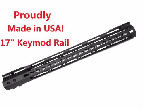 KEYMOD-MADE IN USA!- ADE PRO 17" INCH RAIL SUPER SLIM HANDGUARD FREE FLOAT