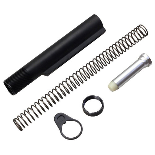 AR15 Mil-Spec Buffer Tube Kit. Spring Industrial Grade Steel W Spec Tube 5 Pc Kit