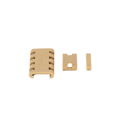 TAN/ FDE! PACK OF 20 PIECES!! 1 2 5 SLOTS PICATINNY WEAVER RAIL COVER KEYMOD SQUARE