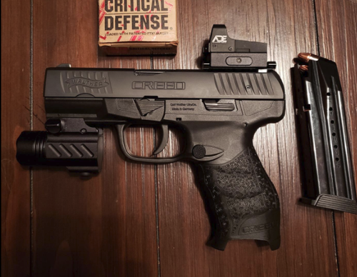 Super SUPER Compact 400 Lumen Flashlight for Ruger 9 e, sr9, sr22, walther ccp pk380 Springfield, Glock, HK Bersa,Beretta,Taurus,Walther,Sig Sauer, Pistol