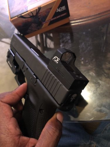 Ade Advanced Optics RD3-006B Python Green Dot Micro Mini Reflex Sight For Handgun