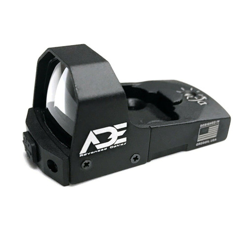 Ade RD3-006B GREEN Dot Reflex Sight  + Optic Mounting Plate for All GLOCK (Non-MOS) Standard models Canik TP9SF TP9SA and Taurus GX4, G3C & G3 with factory steel sights pistol