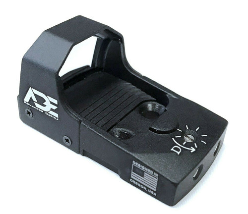 Ade RD3-006B GREEN Dot Reflex Sight  + Optic Mounting Plate for All GLOCK (Non-MOS) Standard models Canik TP9SF TP9SA and Taurus GX4, G3C & G3 with factory steel sights pistol