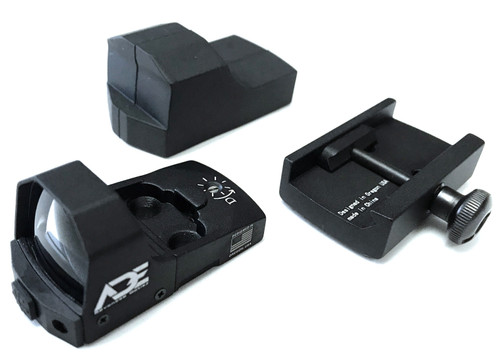 Ade RD3-006B GREEN Dot Reflex Sight + Pistol Optic Mounting Plate for Sig-Sauer-P226, P228, P229, P2022 Pistol