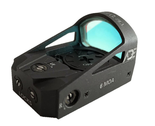 Ade RD3-012 Waterproof RED Dot Reflex Sight  + Optic Mounting Plate for All GLOCK (Non-MOS) Standard models Canik TP9SF TP9SA and Taurus GX4, G3C & G3 with factory steel sights pistol