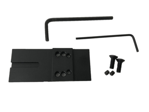 Ade Advanced Optics RD3-006B GREEN Dot Reflex Sight + Optic Mounting Plate for Ruger LC9,LC380,LC9S Pistol + Picatinny Mounting Plate