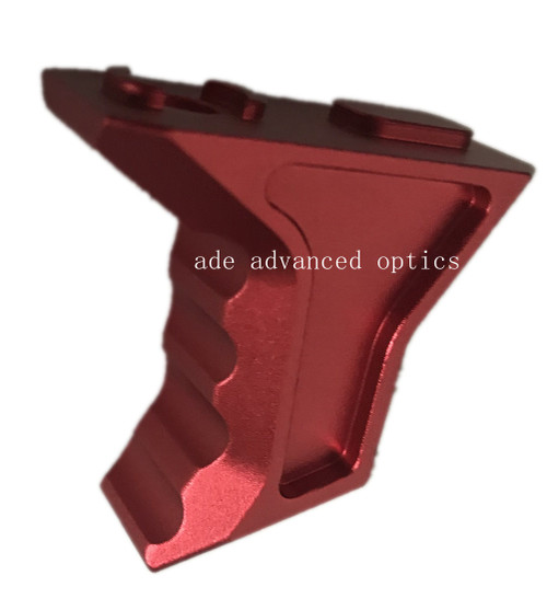 TALL RED! Metal MLOK Finger Hand Stop Metal for M-LOK Foregrip Handguard
