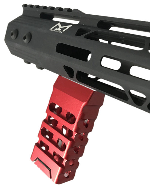 Red! Skeleton Mlok Metal Foregrip Front Grip for M-Lok Handguard Rail