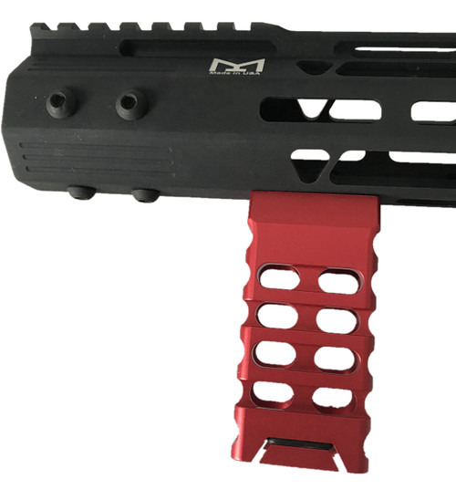 Red! Skeleton Mlok Metal Foregrip Front Grip for M-Lok Handguard Rail