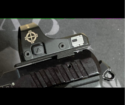 Ade Advanced Optics Delta RD3-012 Red Dot Reflex Sight + Optic mounting plate for  Ruger SR22 Pistol + Picatinny mounting plate