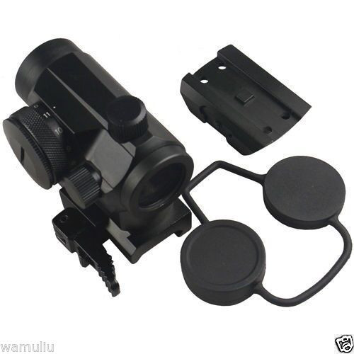 MICRO Red Green Dot Sight+QD Riser Mount, & Low Profile Base,For S&W Kel-Tec Ect