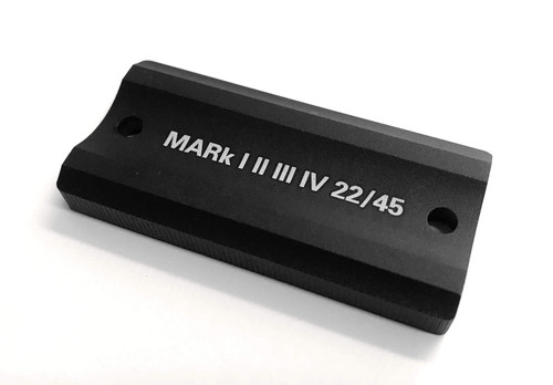 Ruger Mark I II III IV 22/45 Dual-Footprint Red Dot Mounting Plate – Fits Docter/Noblex and RMSc/K Optics