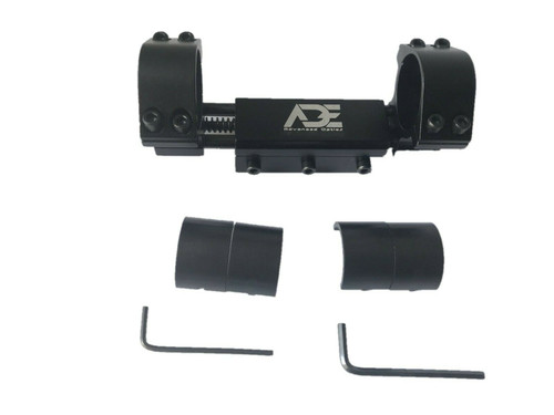 ADE High Profile Zero Recoil Mount, 25.4mm 30mm Rifle Scope Rings . Recoil Reduction Riflescope Mount