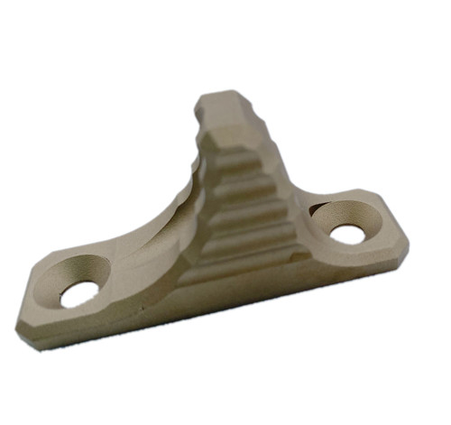FDE! Flat Dark Earth  HAND STOP Tactical SharkFin MLOK Forend Foregrip for M-LOK System Angled Forward Grip