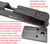 Optic Mount Plate for Taurus PT111 G2, Millennium G2, G2C, G3 with Original rear sight, PT140 G2, PT709 Slim,PT740,TX22 To fit on Holosun 407K/507K,Sig Sauer Romeo Zero, Swampfox Sentinal,Vortex Venom/Viper/Defender CCW,Burris Fastfire,Docter Red Dot